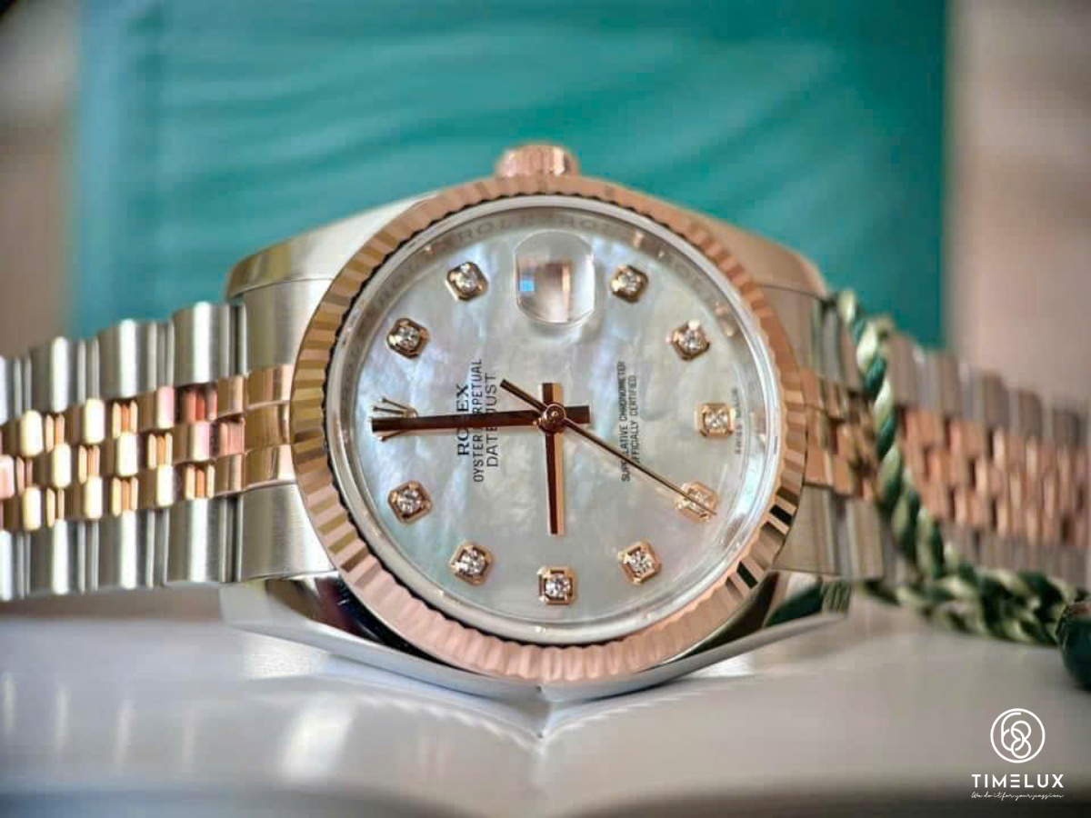 Rolex Datejust 116231 MOP Dial Jubilee RoseGold/Steel 36mm 